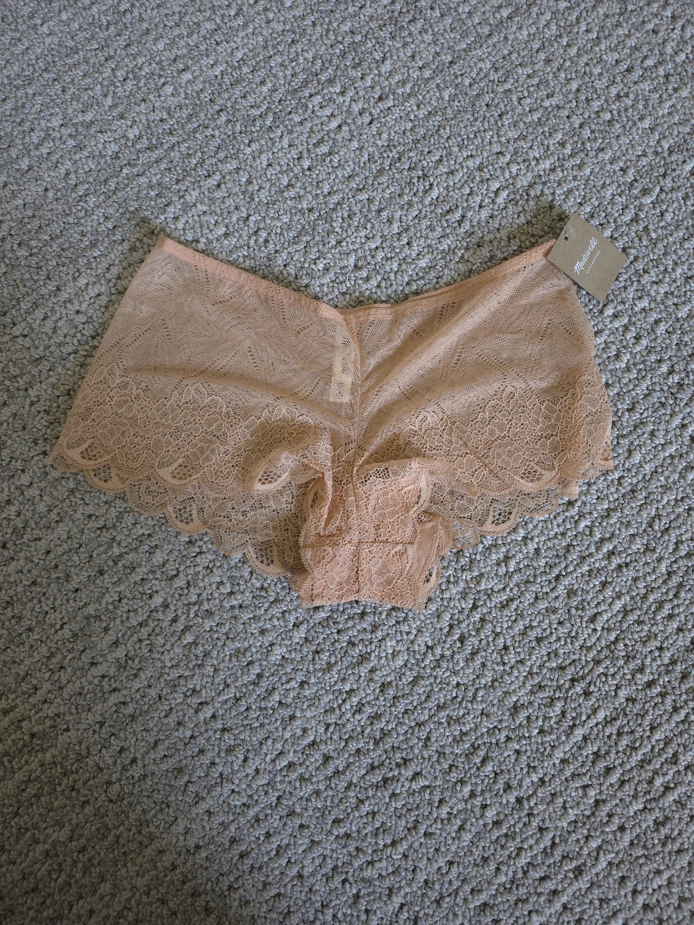 Madewell Lace Boyshort Panties